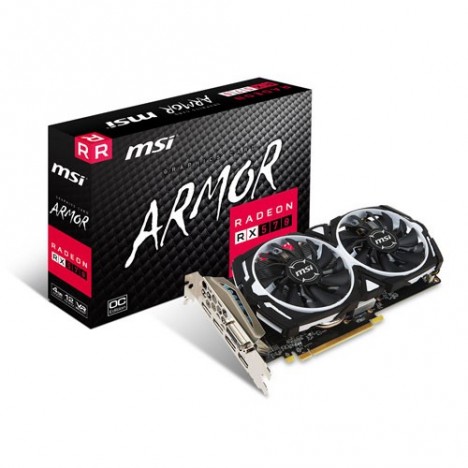 CARTES GRAPHIQUES MSI RX 570 ARMOR 4G RX-570-ARMOR-4G