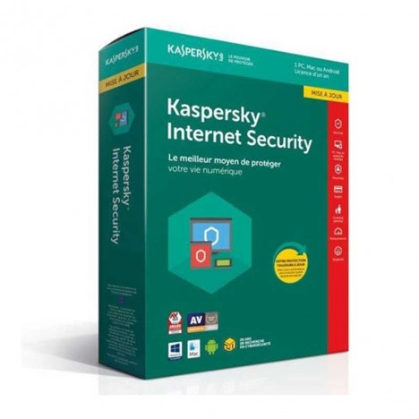 Kaspersky Internet Security 2018 - Licence 1 Poste 1 An