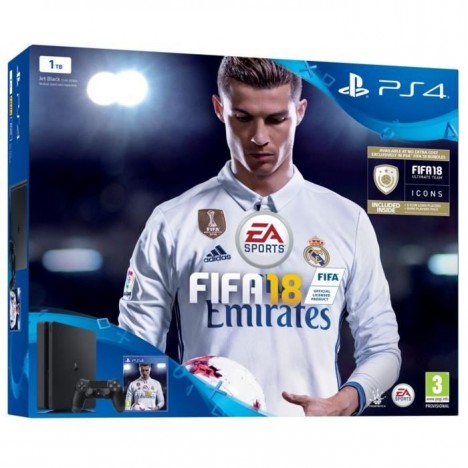 Playstation 4 Slim 1To + Jeu FIFA 2018