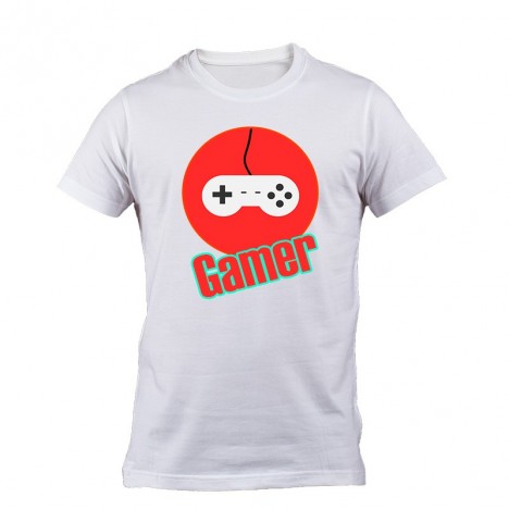 T-Shirt Black Gamer Noir