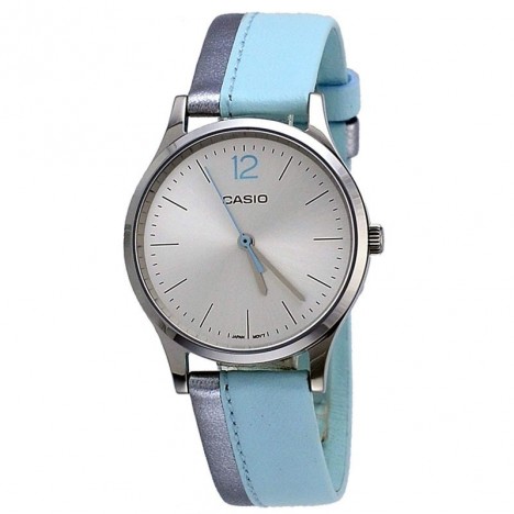 Montre Femme CASIO Bleu et Silver LTP-E133L-2B1DF