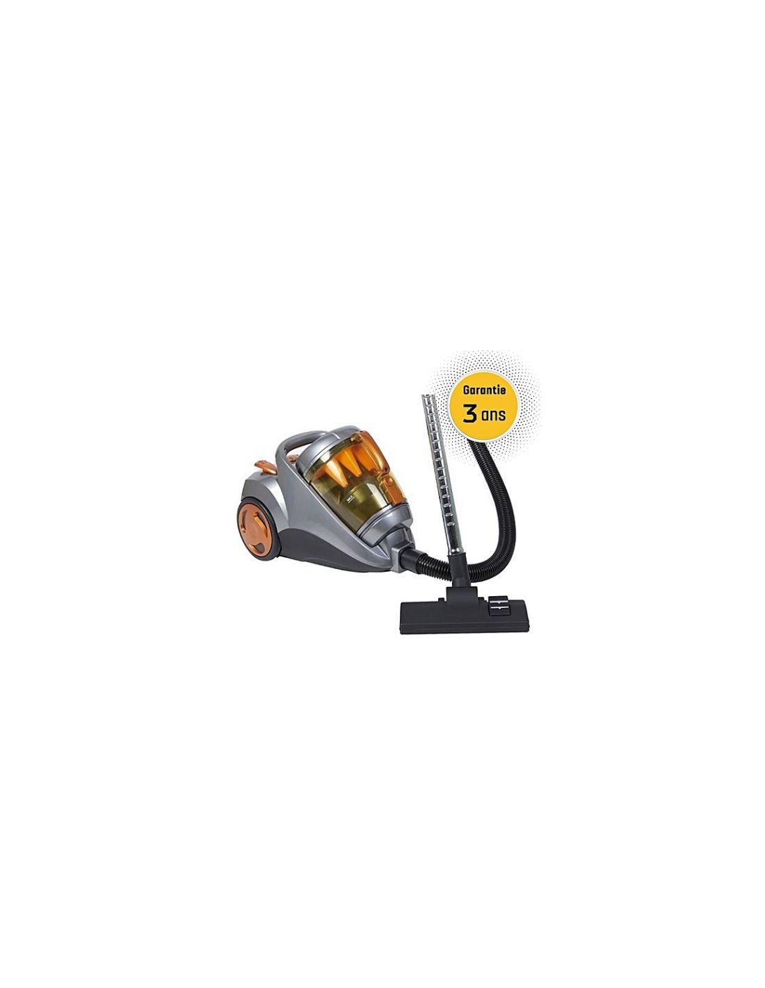 Aspirateur EVERTEK Tornado Orange et Gris 2000W HAS20001MG image 0