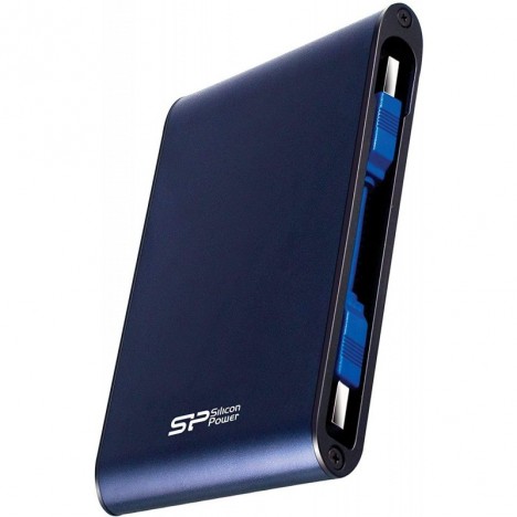 DISQUE DUR EXTERNE 2.5" SILICON POWER ANTICHOC ARMOR A80 / USB 3.0 / 1 TO / BLEU