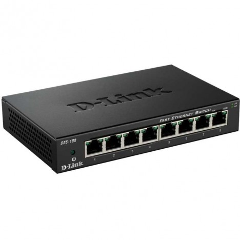 Switch D-LINK DES-108 8 Ports 10/100 Mbps