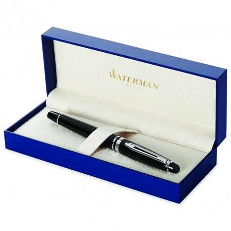 Stylo-Plume Waterman Expert Laque Noir & Chromé (951760)