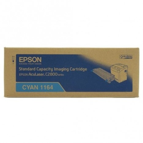 Toner Original EPSON C13S051164 pour AL-C2800 - Cyan