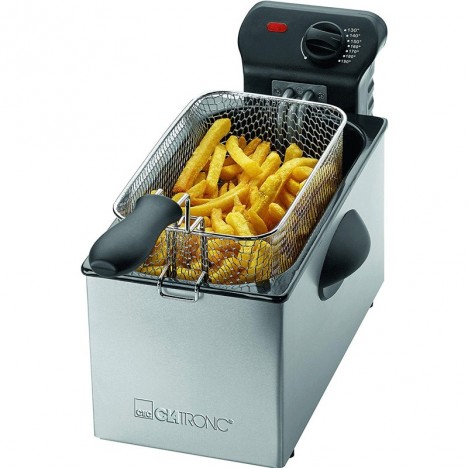 Friteuse Clatronic 2000 Watt 3L - Inox (FR3586)