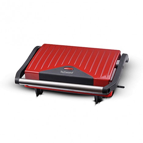 Grille panini Techwood 750 Watt - Rouge ( TPG-755)