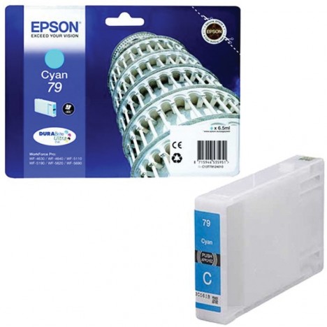 Cartouche jet d'encre original Epson T79 - Cyan (C13T79124010)