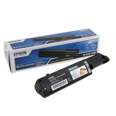 Toner Original EPSON C13S050190 pour AL-C1100/CX11- Noir