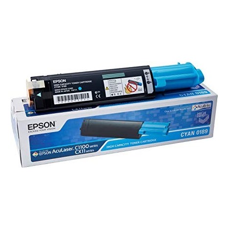 Toner Original EPSON C13S050189 pour AL-C1100/CX11- Cyan