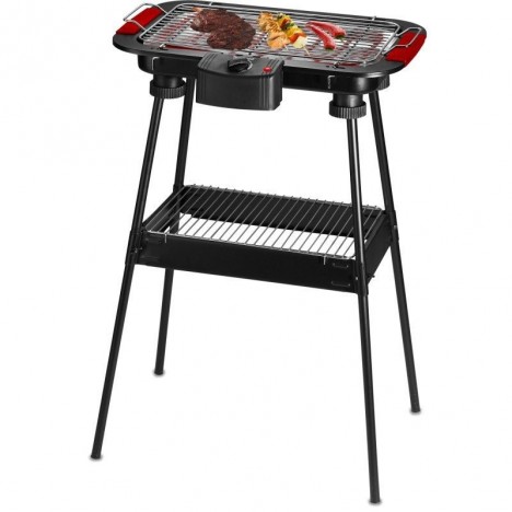 Barbecue électrique sur pieds Techwood 2000 Watt - Noir (TBQ-825P)