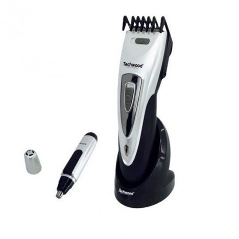 Tondeuse rechargeable Techwood - Noir et Gris (TTN-880)