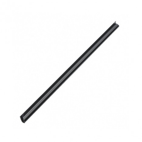 Baguette pour reliure 4mm surface raille - Noir (PQT 50)