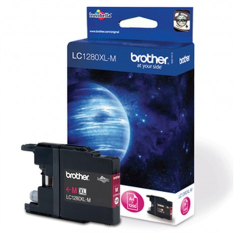 Cartouche Jet d'encre Originale Brother LC1280XLM pour Brother MFC-J6510DW , MFC5910DW - Magenta (1200 Pages)