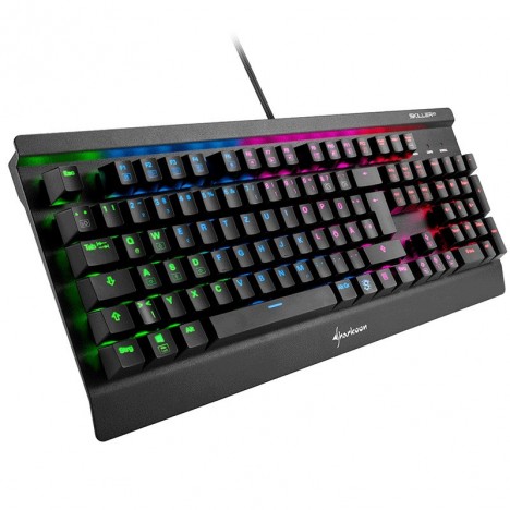 Clavier Gamer Mécanique SHARKOON Skiller Mech SGK3 - Marron