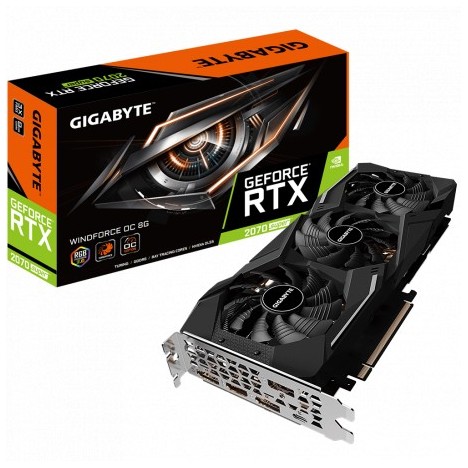 Carte graphique Gigabyte GV-N207SWF3OC-8GD NVIDIA GeForce RTX 2070 SUPER 8 Go