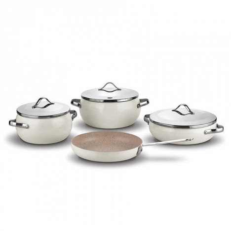 Set de 7 pièces Korkmaz LUMİA Cookware - Beige (A2674)