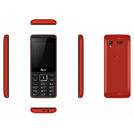 Téléphone Portable IKU F40 Double Sim - Rouge ( IKU-F40-RED)