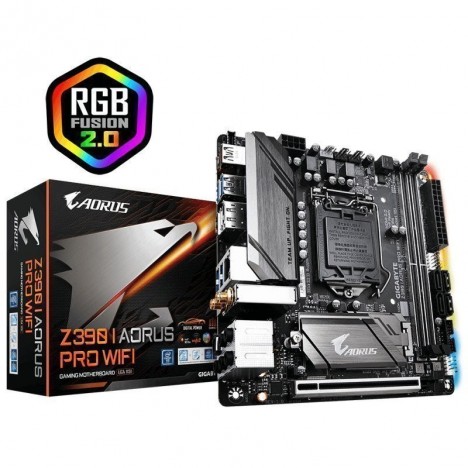 Carte mère Gigabyte Z390 I AOURUS PRO WIFI DDR4 ATX