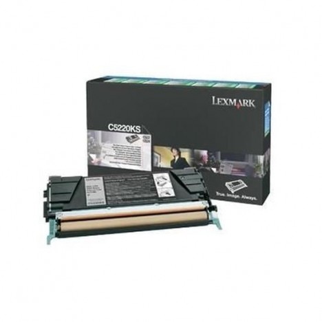 Toner Original Lexmark C522, C524, C53x Black (4K) - C5220KS