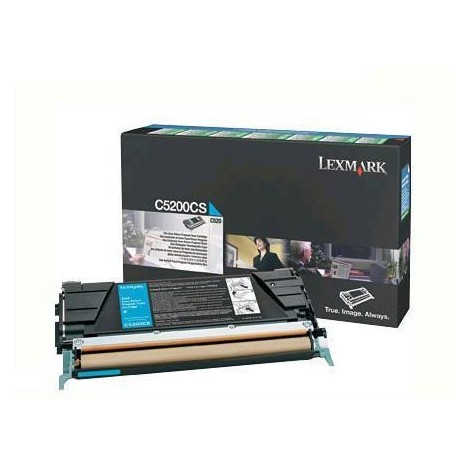 Toner Original Lexmark C520, C530 Cyan (1.5K) - C5200CS