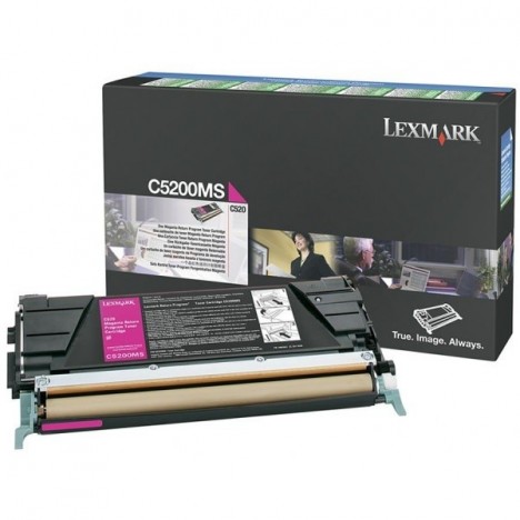 Toner Original Lexmark C520, C530 Magenta (1.5K) - C5200MS