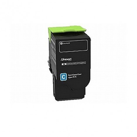 Toner ORIGINAL Lexmark pour IMP CS521,CS/CX622,CX625 (7000 Pages) - Cyan (78C5UC0)