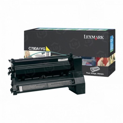 Toner Original Lexmark C780, C782 Yellow (6K) - C780A1YG