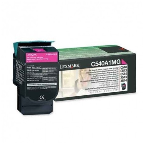 Toner Original Lexmark C54x, X54x Magenta (1K) - C540A1MG