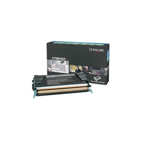 Toner Original Lexmark C736, X736, X738 Black (12K) - C736H1KG