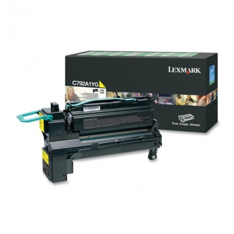 Toner Original Lexmark C792, X792 Yellow (6K) - C792A1YG