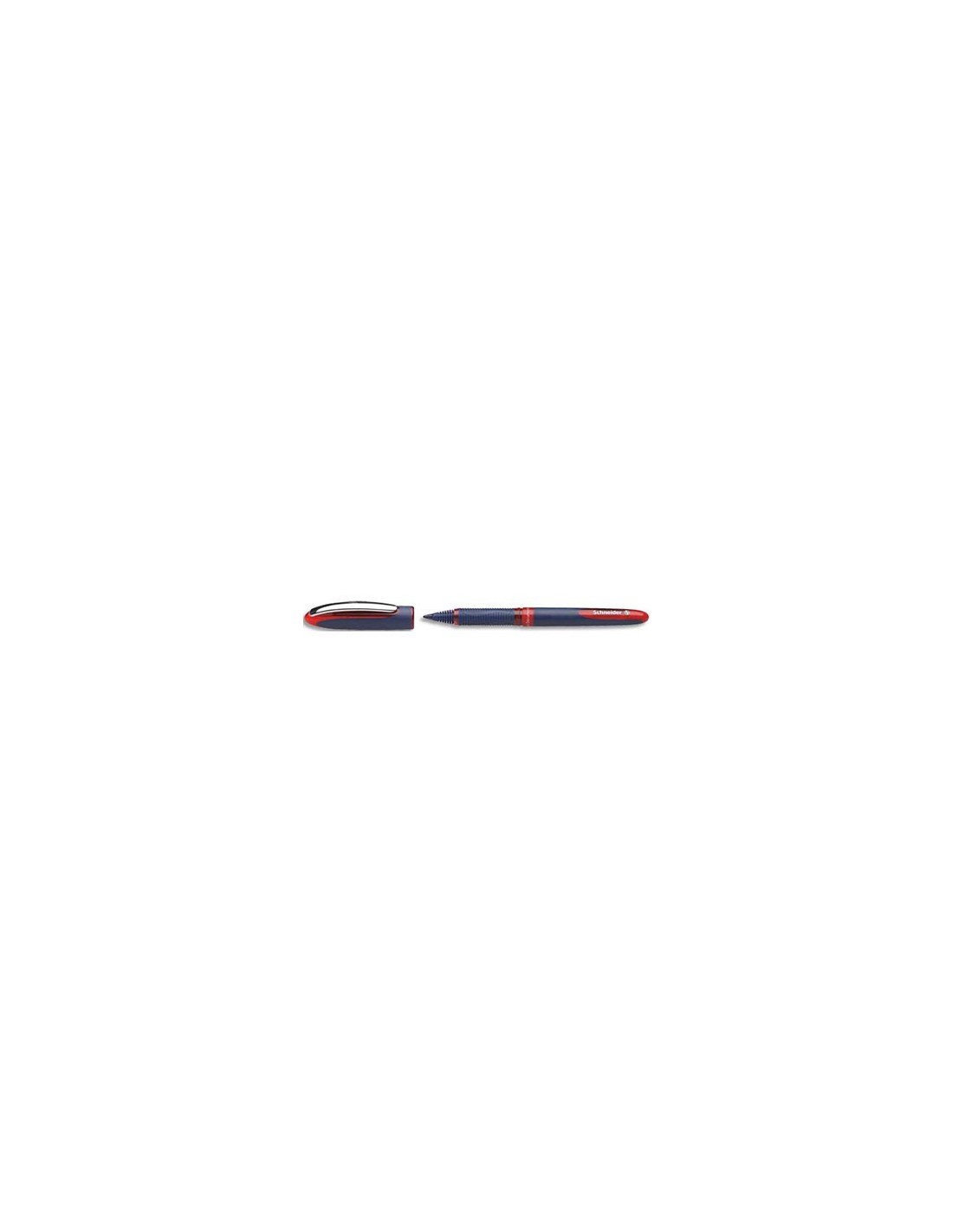 Stylo Roller encre Rouge avec pointe Ultra Smooth 0,6mm. Cap-off. Grip  ergonomique caoutchouté.