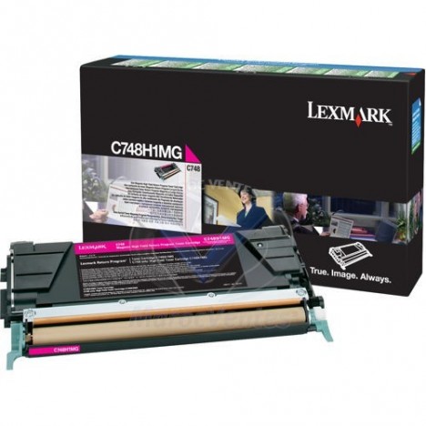 Toner Original Lexmark C748 Magenta (10K) - C748H1MG