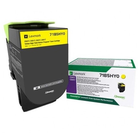 Toner Original Lexmark CX417,CS417,517 Yellow (3.5K) - 71B5HY0