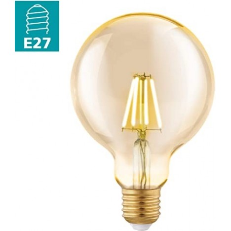 AMPOULE LED E27 G95 4W 2200 WARM WHITE EGLO