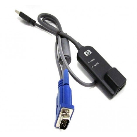 Adaptateur d'interface USB de la console KVM HPE (AF628A)