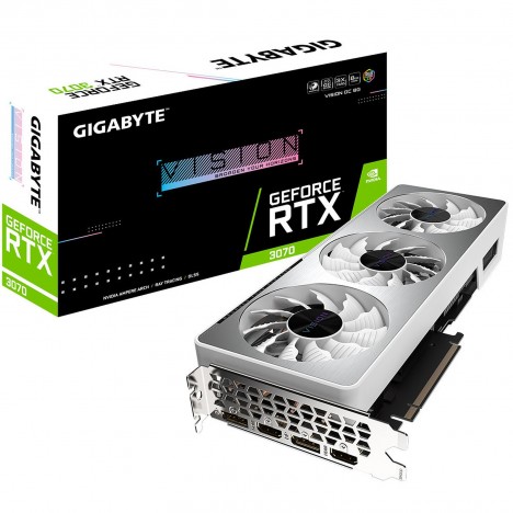 Carte Graphique Gigabyte GeForce RTX 3070 VISION OC 8G (GV-N3070VISION OC-8GD)