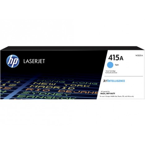 Toner HP Adaptable - Cyan 415A Sans puce (W2031A)