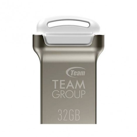 Clé USB 2.0 TeamGroup C161 - 32 Go - Silver/Blanc (TC16132GW01)