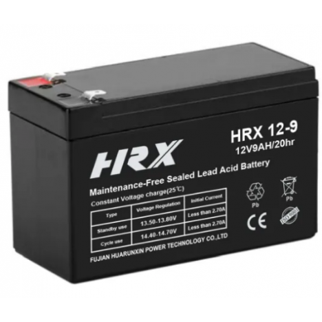 Batterie Plomb AGM HRX 12V-9Ah 12V 9Ah T2 HRX 12-9 Prix TUN