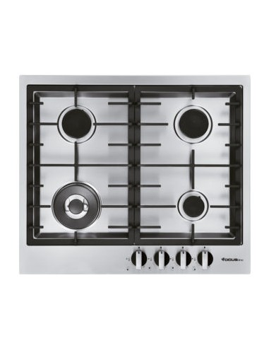 Plaque de Cuisson FOCUS FILO 60 4 Feux 60 Cm Inox