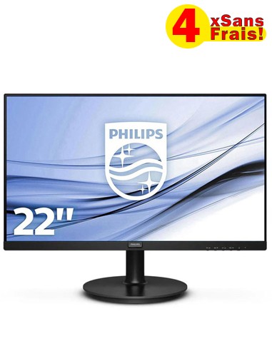 Ecran PHILIPS 221V8L 21.5" IPS FULL HD / 75 HZ / Noir (221V8L)