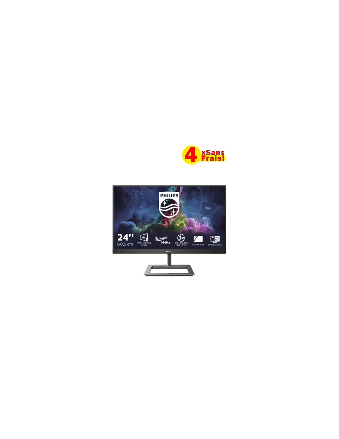 Ecran Gaming Philips 242E1GAJ 23.8 Dalle VA Full HD / 144 Hz