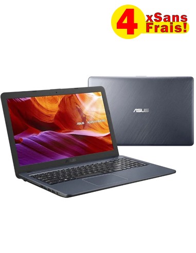 PC Portable ASUS X543UA i3 7è Gén 4Go 1To - Gris (X543UA-GQ3392T)