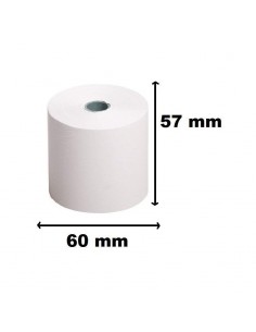 Rouleaux Papier Thermique 80 x 60 mm 55 g/m² -micromedia