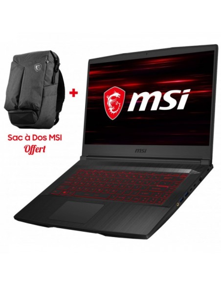 PC PORTABLE GAMER MSI THIN GF63 12UCX I5 12È GÉN 8GO RTX 2050