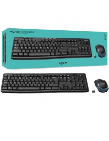 Logitech MK270 - ensemble clavier Azerty et souris sans fil Pas