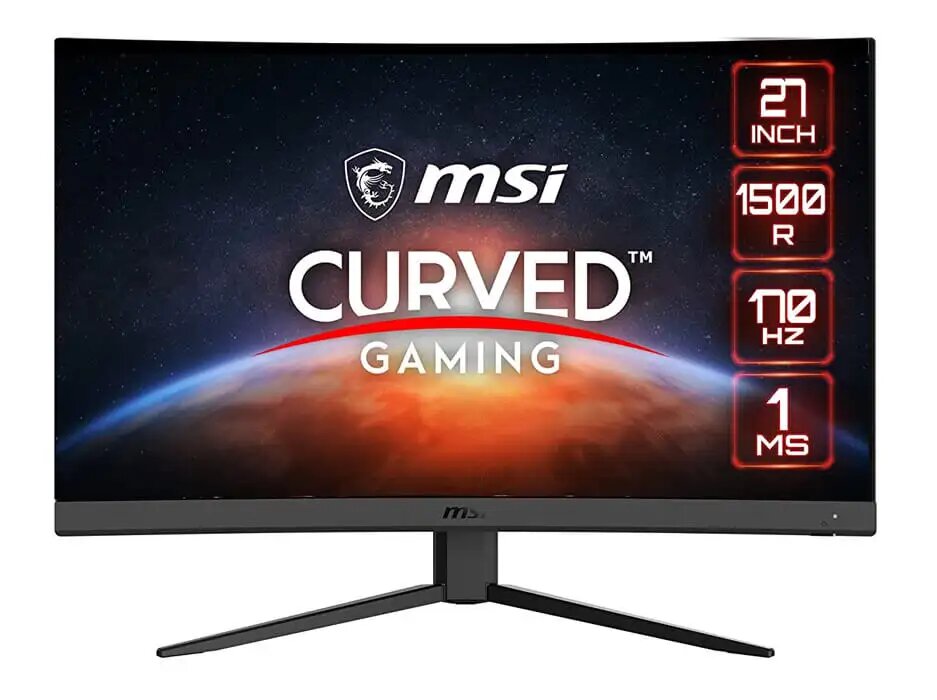 Ecran Gamer Incurvé MSI Optix G27CQ4 E2 27" WQHD, VA, 1ms, 170Hz