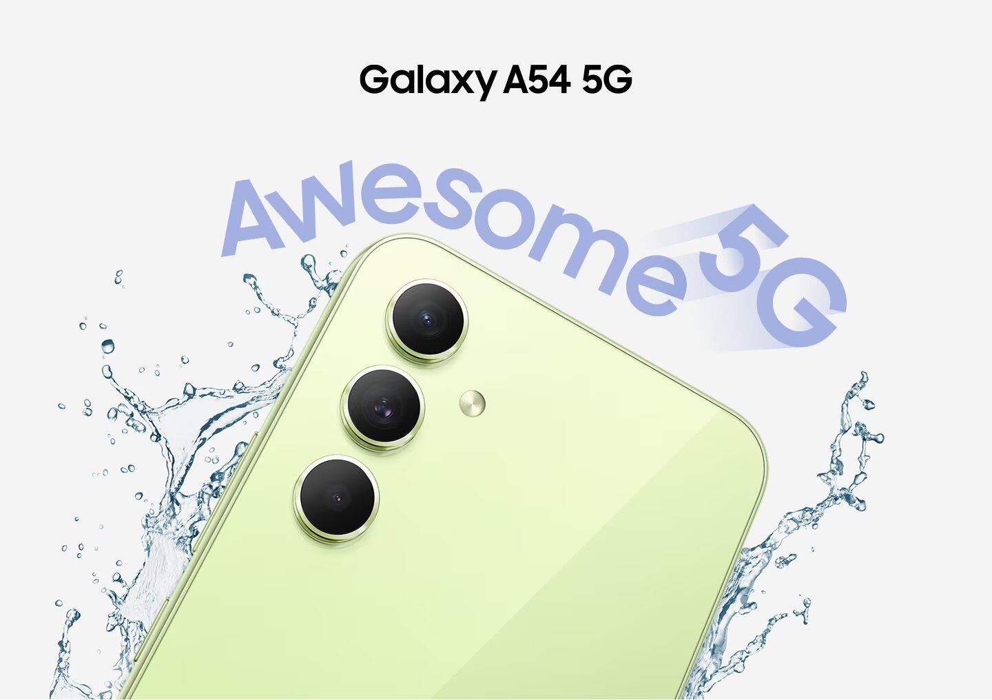 Samsung A54 5G Prix Tunisie : 48 MP - 8 MP - 5 MP